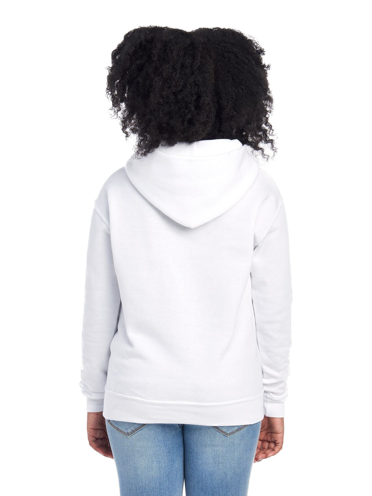 Youth NuBlend�� Fleece Pullover Hoodie - White