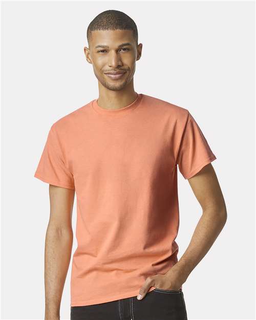 Gildan 5000 Tangerine — on model front