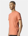 Gildan 5000 Tangerine — on model side