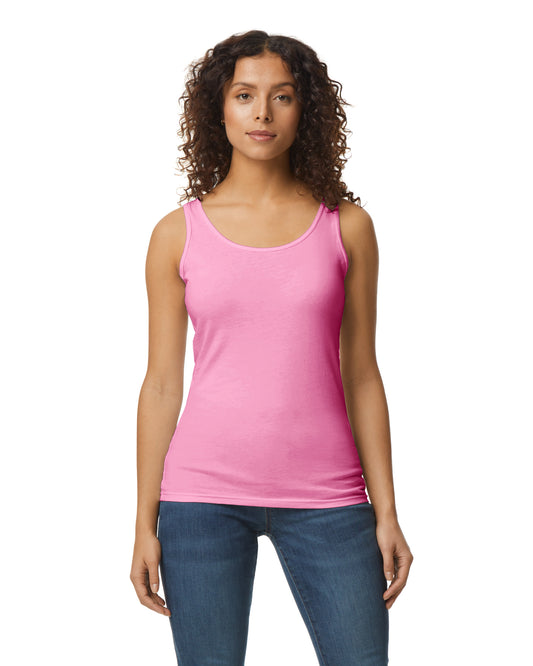 Women's Softstyle® Fitted Tank - Azalea