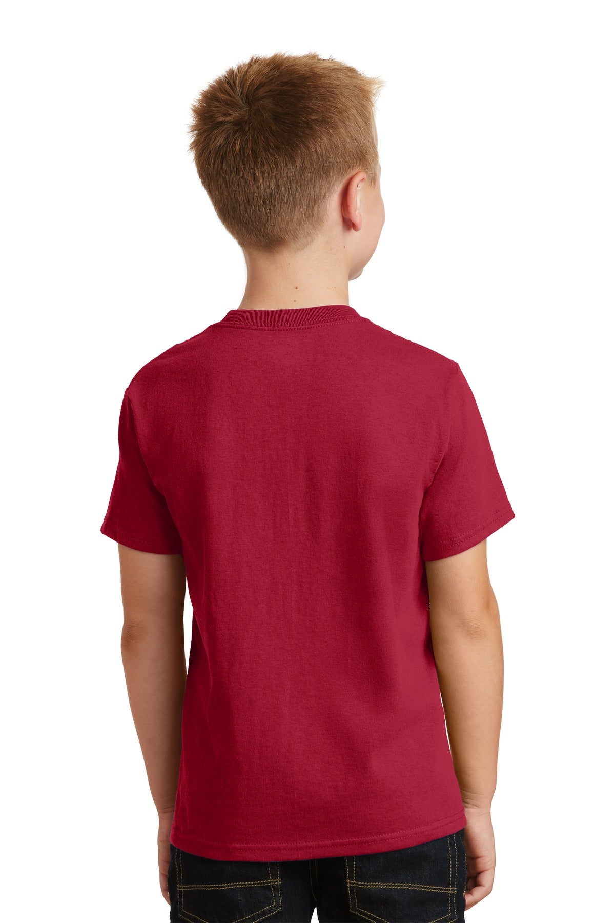 Youth Core Cotton Tee - Red