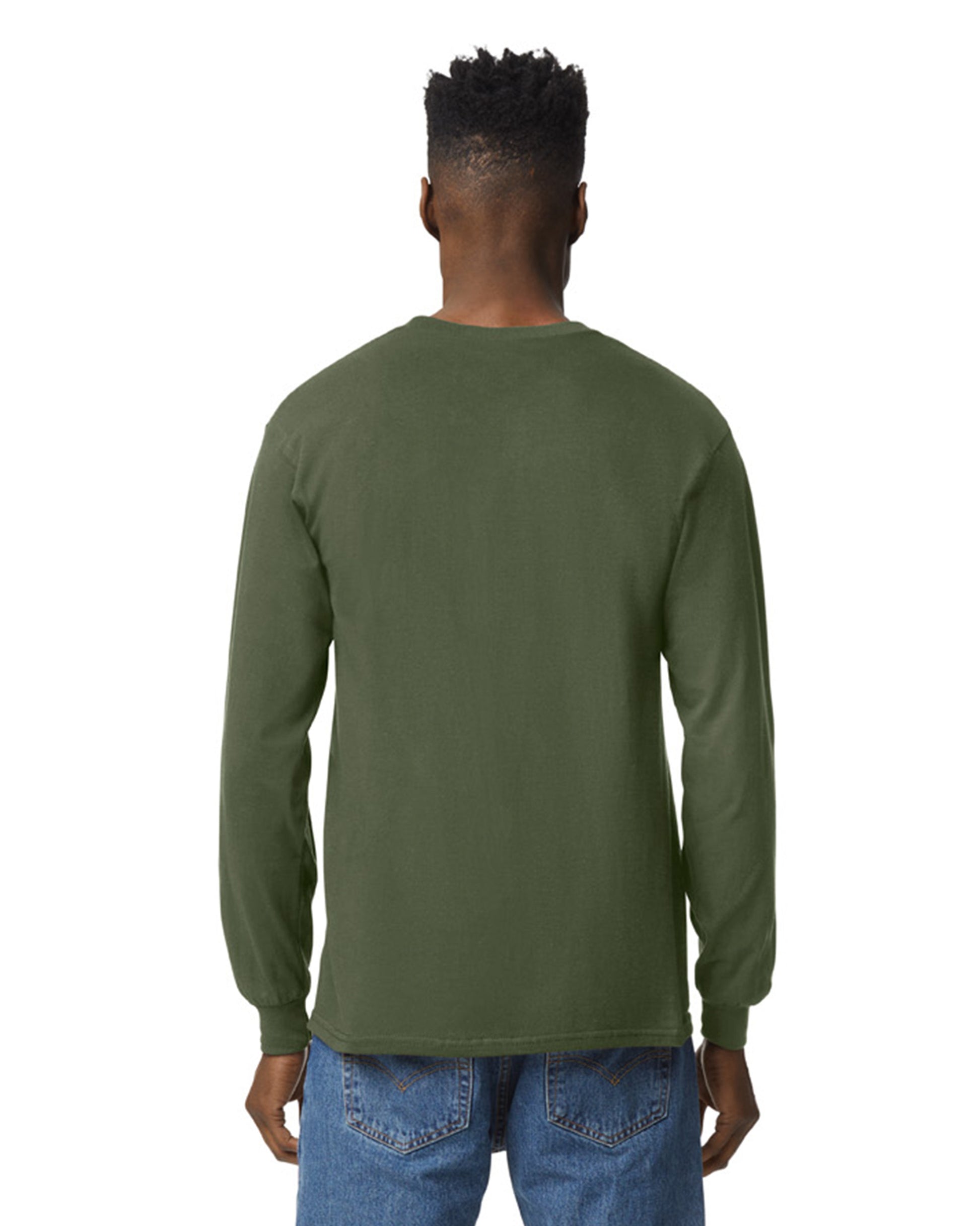 Unisex Ultra Cotton® Long-Sleeve T-Shirt - Military Green