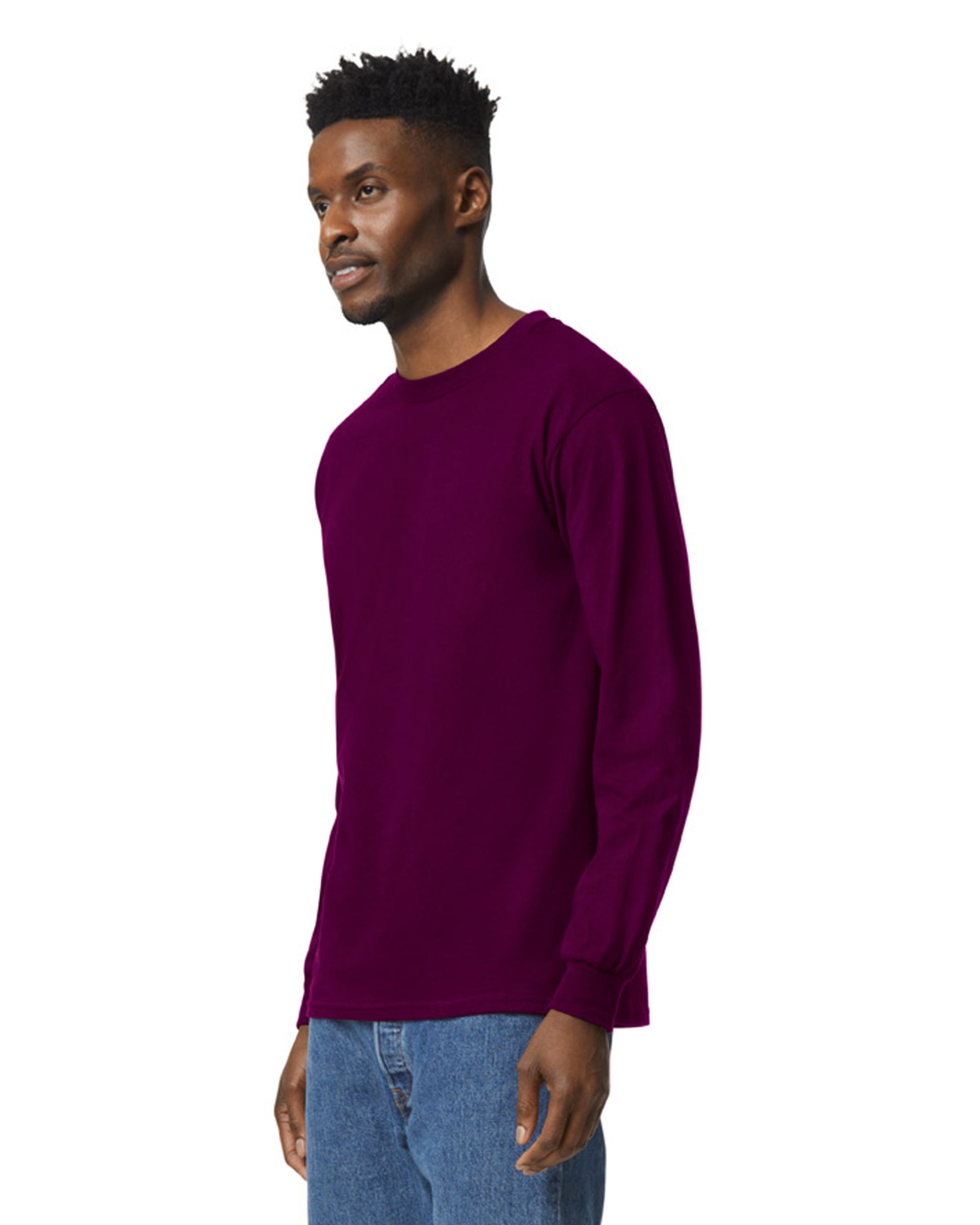 Unisex Ultra Cotton® Long-Sleeve T-Shirt - Maroon