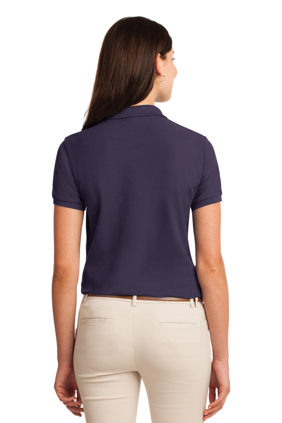 Women's Silk Touch Polo - Eggplant