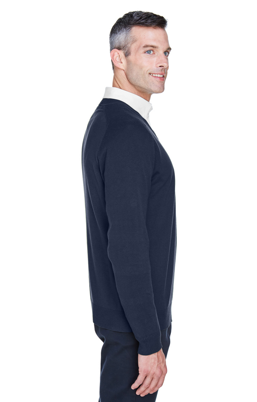 Men's V-Neck Sweater - Navy