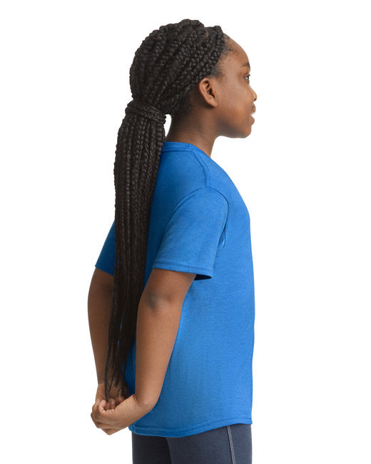 Softstyle Youth T-Shirt - Heather Royal