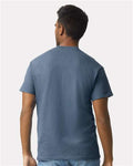 Gildan 2000 Indigo Blue — on model back