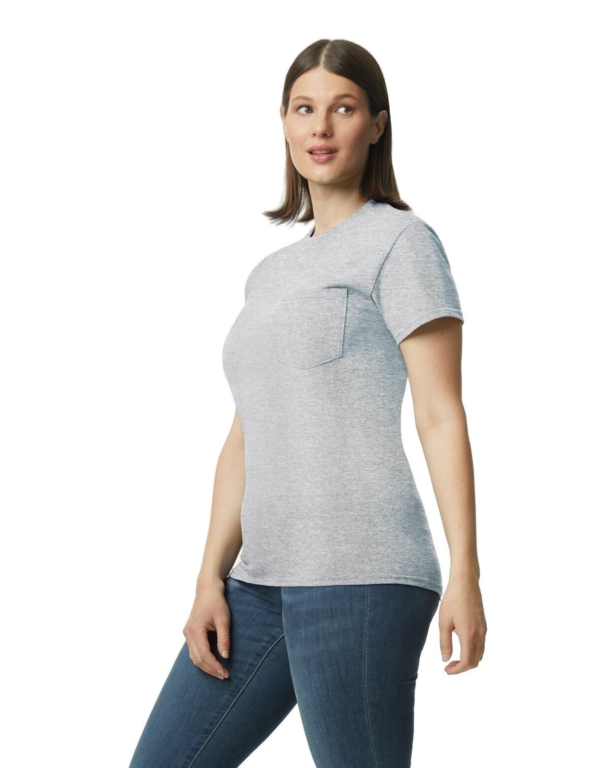 Unisex Heavy Cotton™ Pocket T-Shirt - Sport Gray
