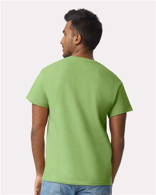 Gildan 2000 Kiwi — on model back