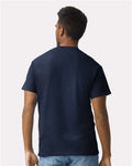 Gildan 2000 Navy — on model back