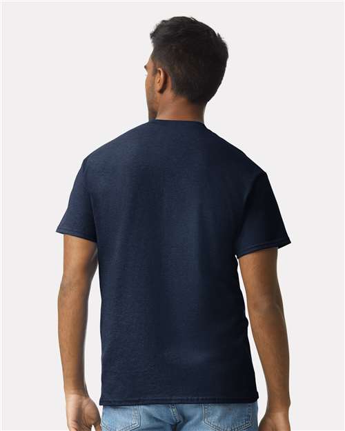 Gildan 2000 Navy — on model back