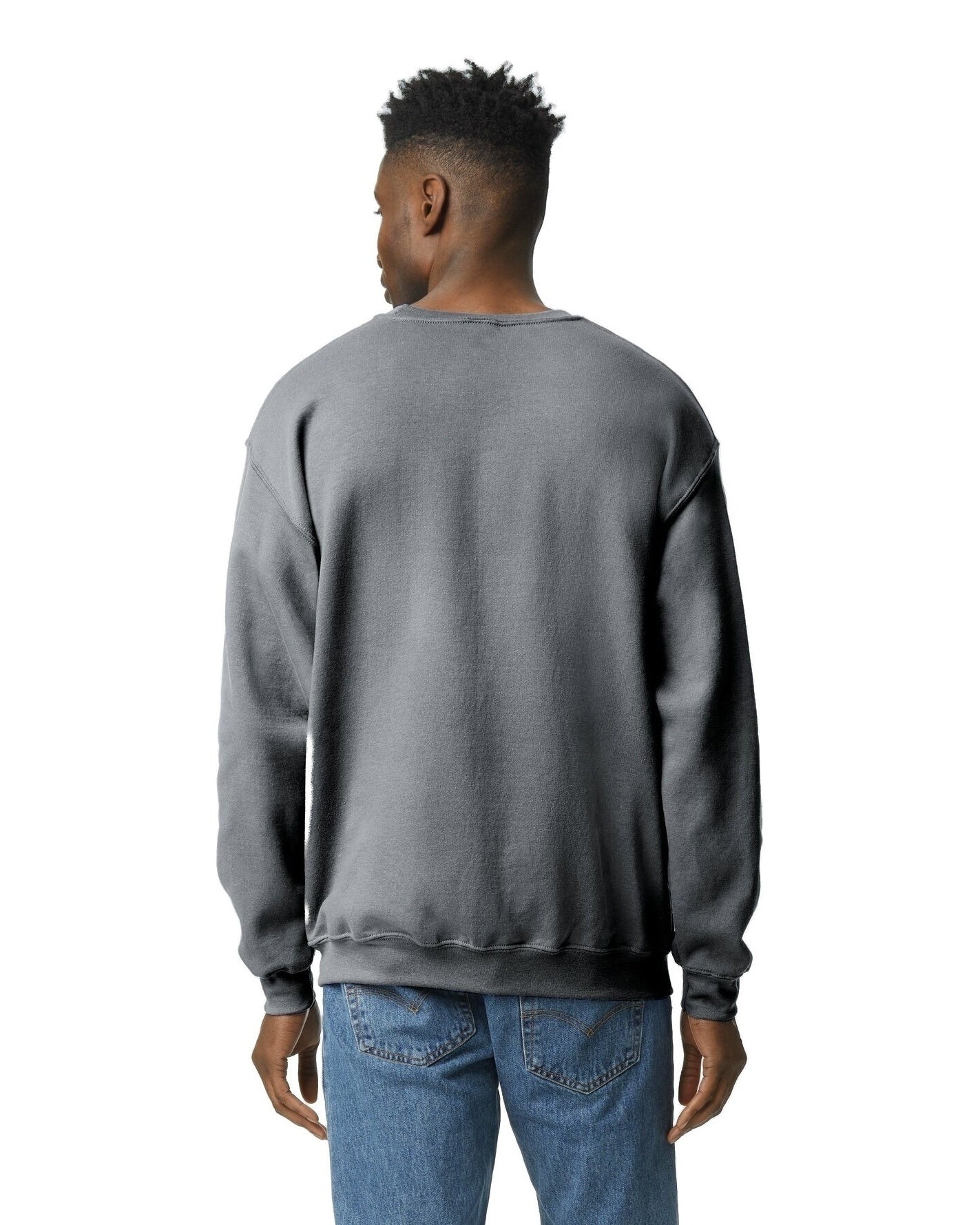 Unisex Heavy Blend���  50/50 Fleece Crew - Graphite Heather