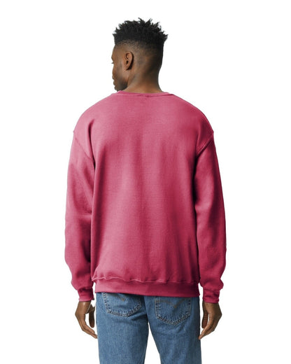 Unisex Heavy Blend���  50/50 Fleece Crew - Heather Sport Scarlet Red