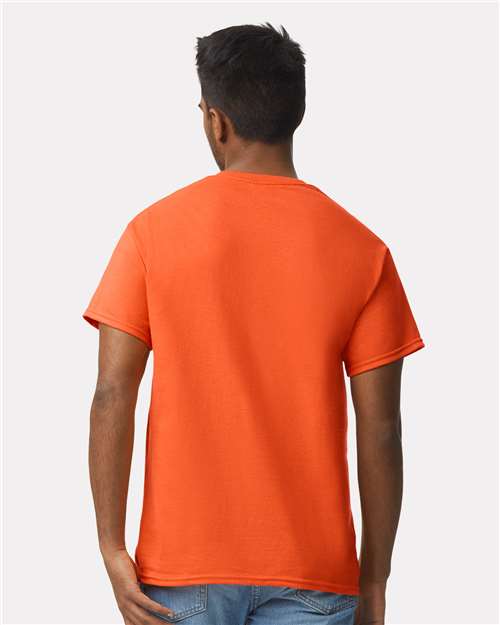 Gildan 2000 Orange — on model back