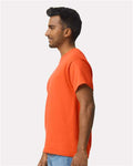 Gildan 2000 Orange — on model side