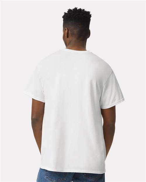 Gildan 2000 PFD White — on model back