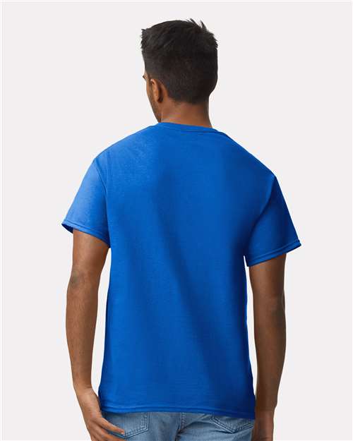 Gildan 2000 Royal — on model back