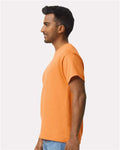 Gildan 2000 Tangerine — on model side
