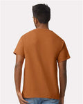 Gildan 2000 Texas Orange — on model back