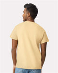 Gildan 2000 Vegas Gold — on model back