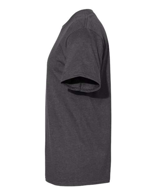 Hanes 5180 Charcoal Heather — direct side
