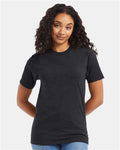 Hanes 5180 Charcoal Heather — on model front