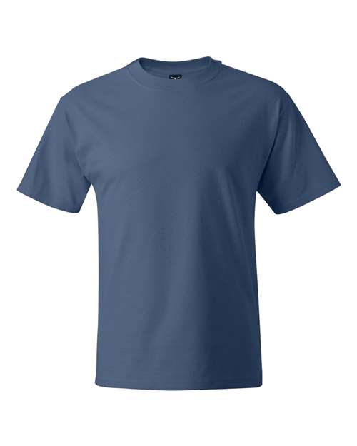 Hanes 5180 Denim Blue — front
