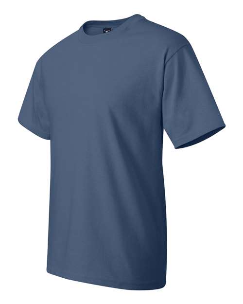 Hanes 5180 Denim Blue — side