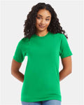 Hanes 5180 Kelly Green — on model front