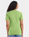 Hanes 5180 Lime — on model back