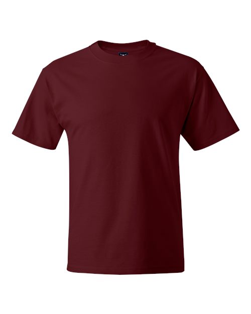 Hanes 5180 Maroon — front