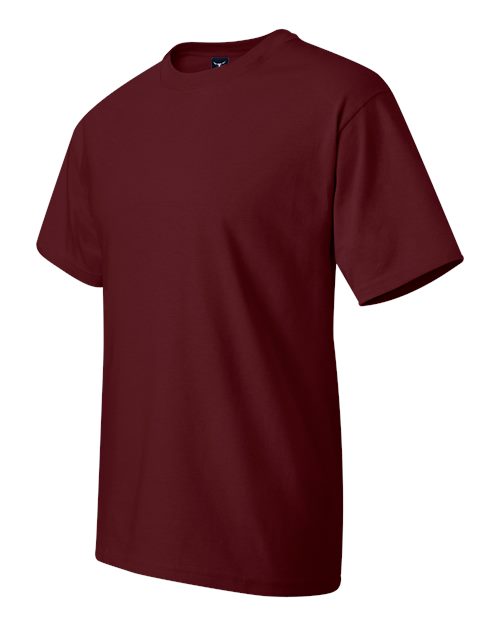 Hanes 5180 Maroon — side