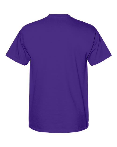 Hanes 5180 Purple — back