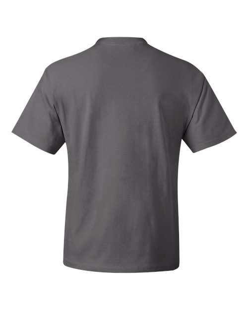 Hanes 5180 Smoke Grey — back