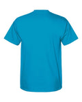 Hanes 5180 Teal — back