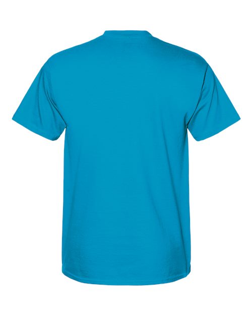 Hanes 5180 Teal — back