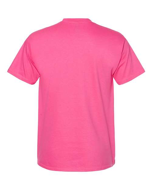 Hanes 5180 Wow Pink — back