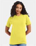 Hanes 5180 Yellow — on model front