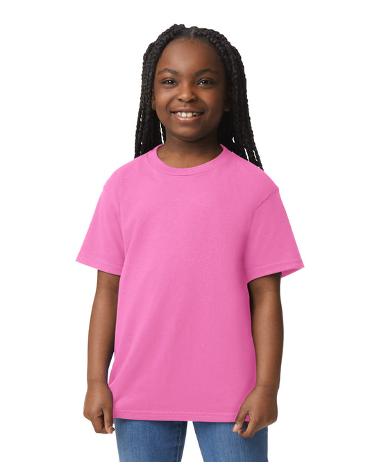 Youth 50/50 T-Shirt - Azalea