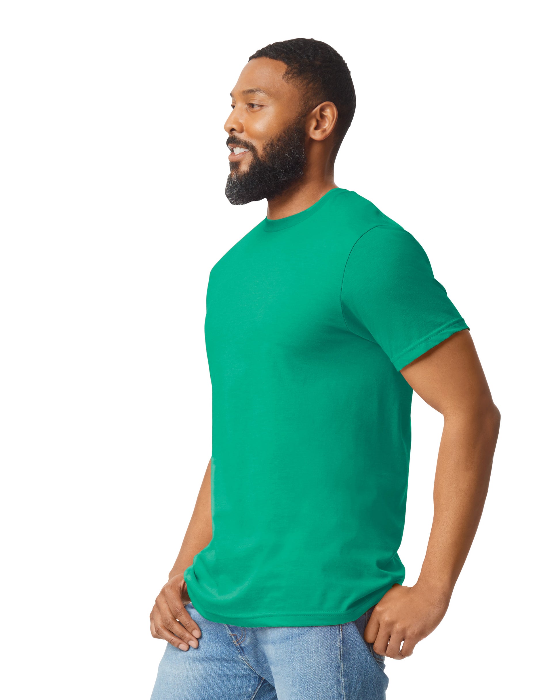 Unisex Softstyle CVC T-Shirt - Kelly Mist