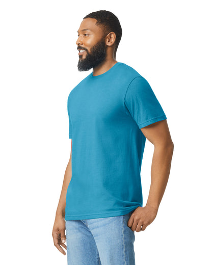 Unisex Softstyle CVC T-Shirt - Caribbean Mist