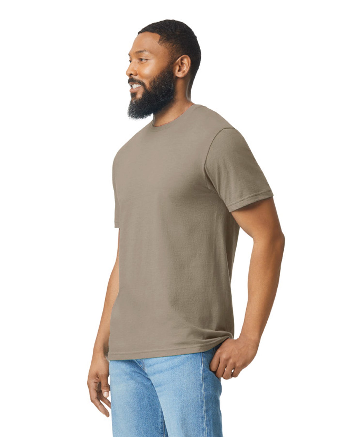 Unisex Softstyle CVC T-Shirt - Dune Mist
