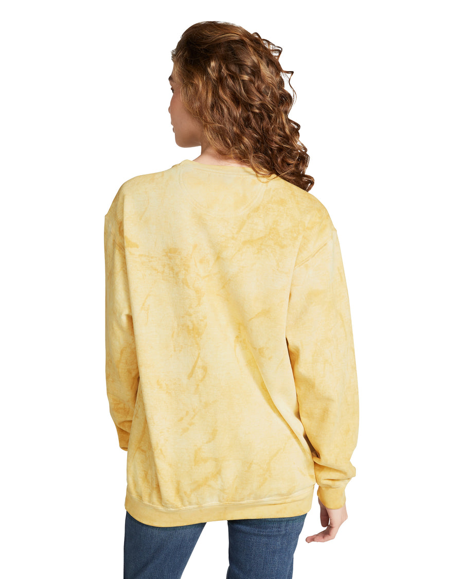 Unisex Color Blast Crewneck - Citrine