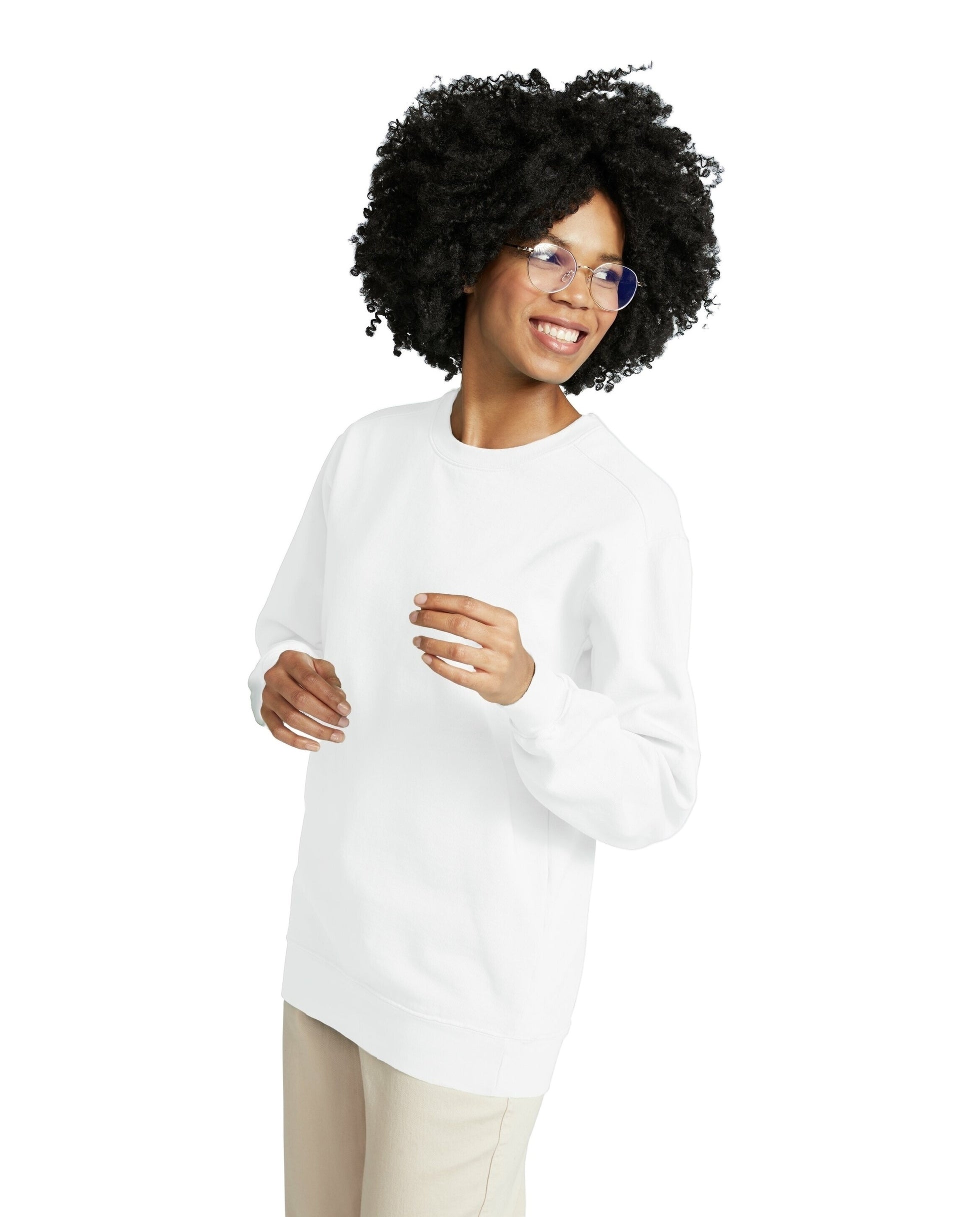 Unisex Crewneck Sweatshirt - White