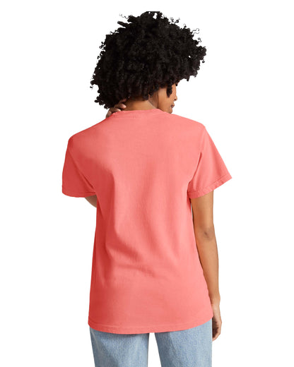 Unisex Heavyweight RS T-Shirt - Neon Red Orange