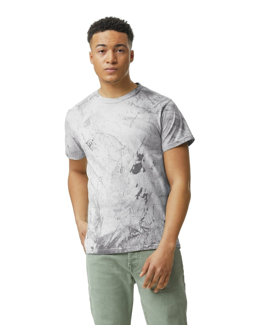 Unisex Heavyweight Color Blast T-Shirt - Smoke