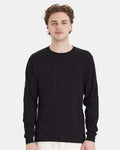 Hanes 5286 Black — on model front