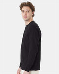 Hanes 5286 Black — on model side