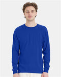 Hanes 5286 Deep Royal — on model front