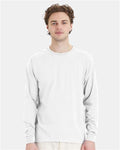 Hanes 5286 White — on model front
